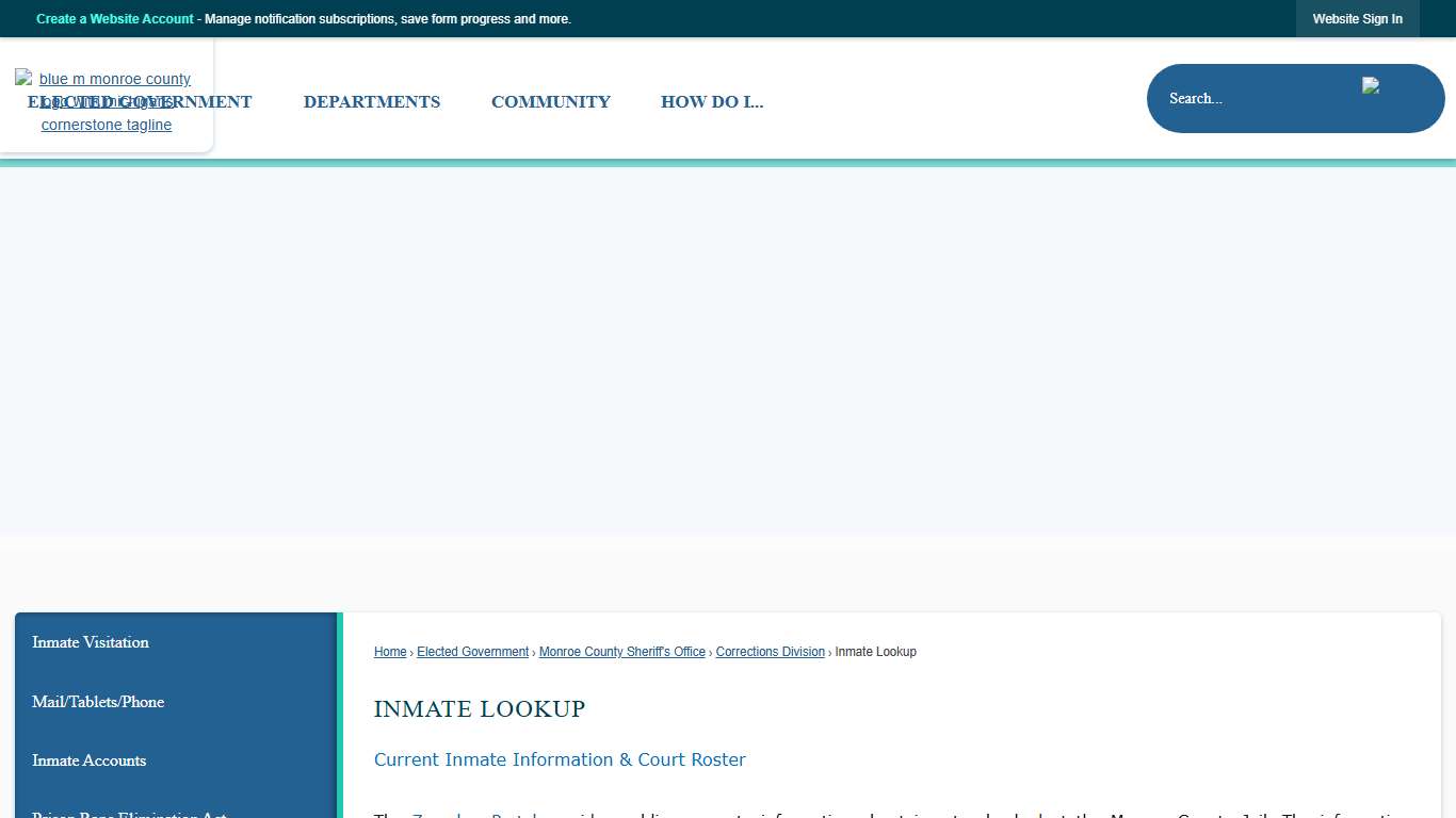 Inmate Lookup | Monroe County, MI